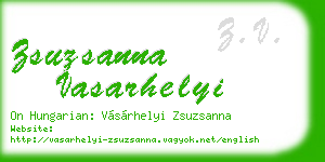 zsuzsanna vasarhelyi business card
