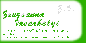zsuzsanna vasarhelyi business card